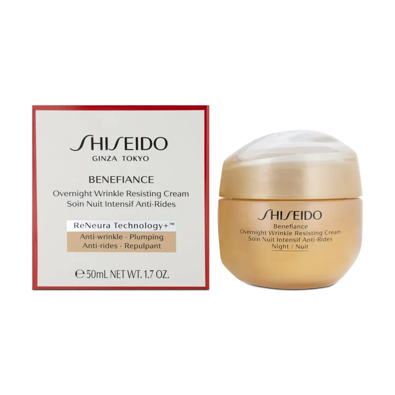 Shiseido Benefiance Overnight Wrinkle Resisting Cream 50ml
