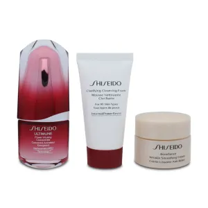 Shiseido Benefiance Serum 15ml Day Cream & Cleanser 30ml (Blemished Box)