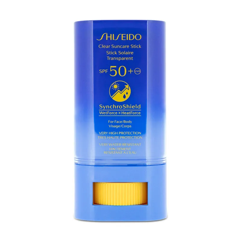Shiseido Clear Sunscreen Stick SPF50  For Face & Body