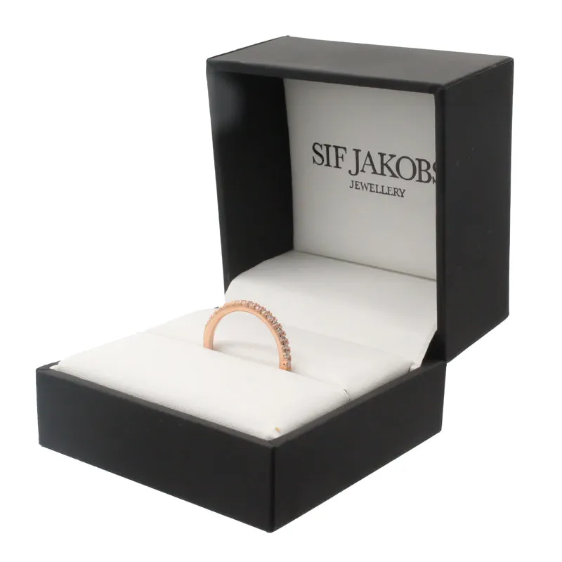 Sif Jakobs Cubic Zirconia Rose Gold Ring Size 54