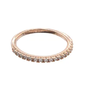 Sif Jakobs Cubic Zirconia Rose Gold Ring Size 54