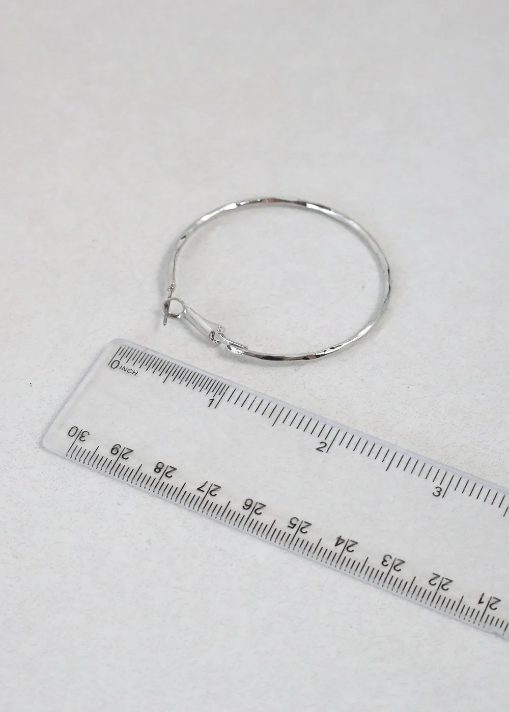 Silver Hoop Earrings
