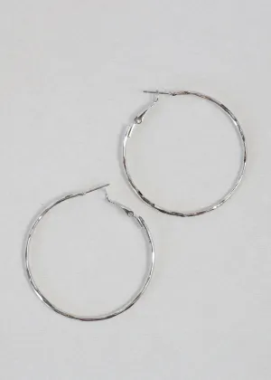 Silver Hoop Earrings