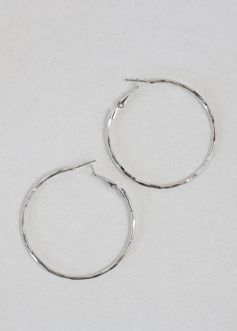 Silver Hoop Earrings