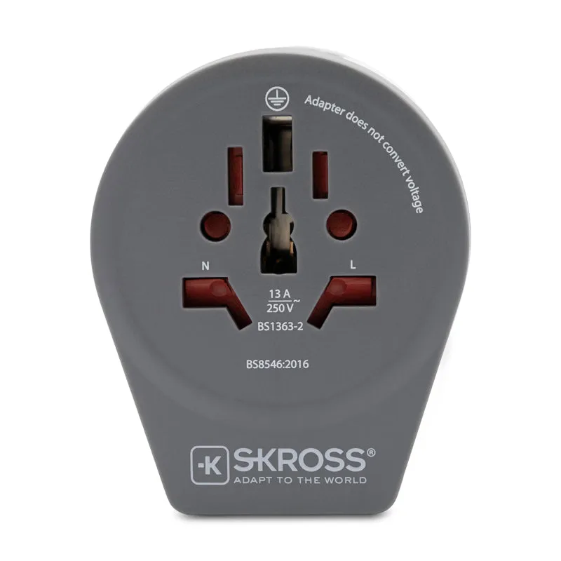 Skross Travel Adapter Worldwide 3 x USB Ports
