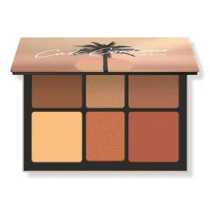 Smashbox Cali Contour Blush, Highlighter, & Bronzer Face Palette - Medium/Dark