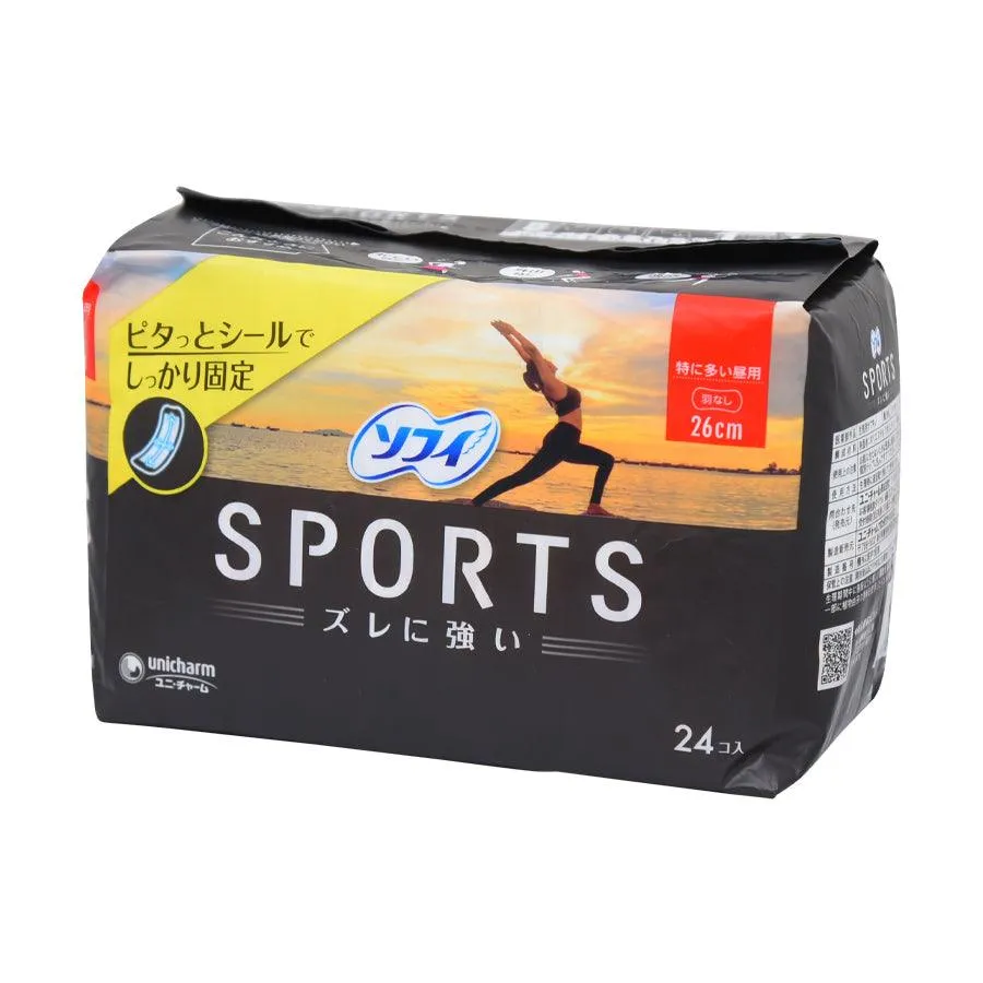 SOFY Sports 26cm Without Wings 24pcs  (24pcs)