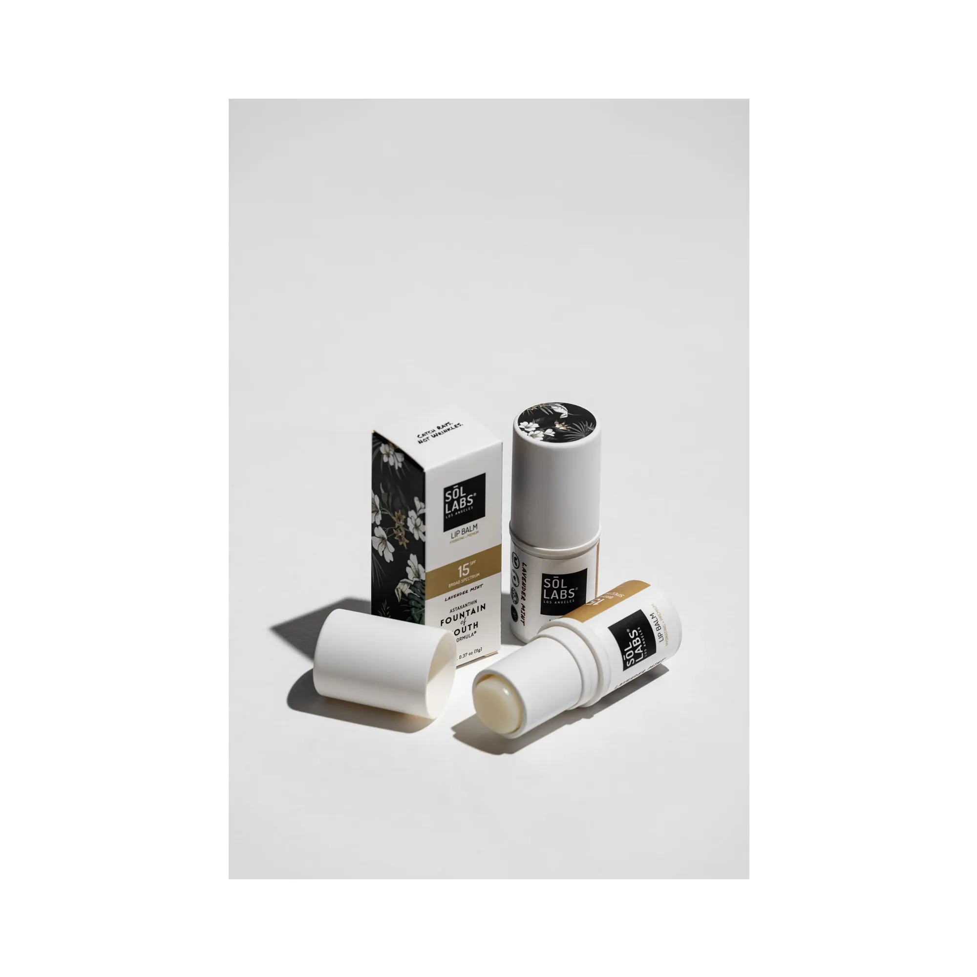 SOL LABS SPF 15 Hydrating Lavender Mint Lip Balm