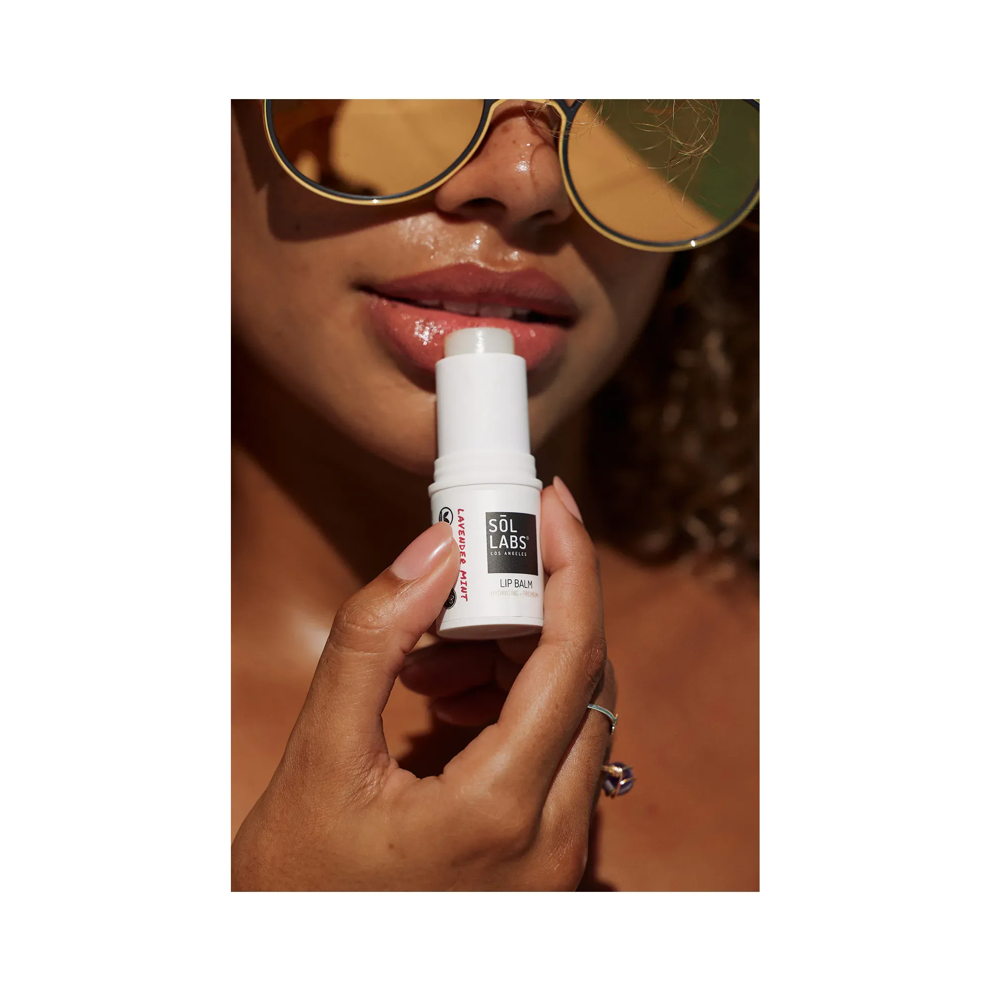 SOL LABS SPF 15 Hydrating Lavender Mint Lip Balm