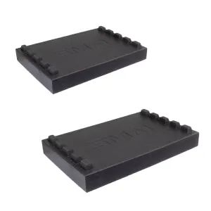 Stackable Rubber Deadlift Pads - Pair Smai