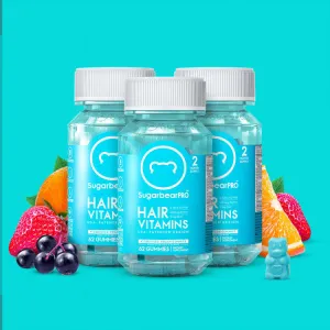 SUGARBEAR PRO  HAIR VITAMIN GUMMIES NEW FORMULA (6 MONTH SUPPLY)