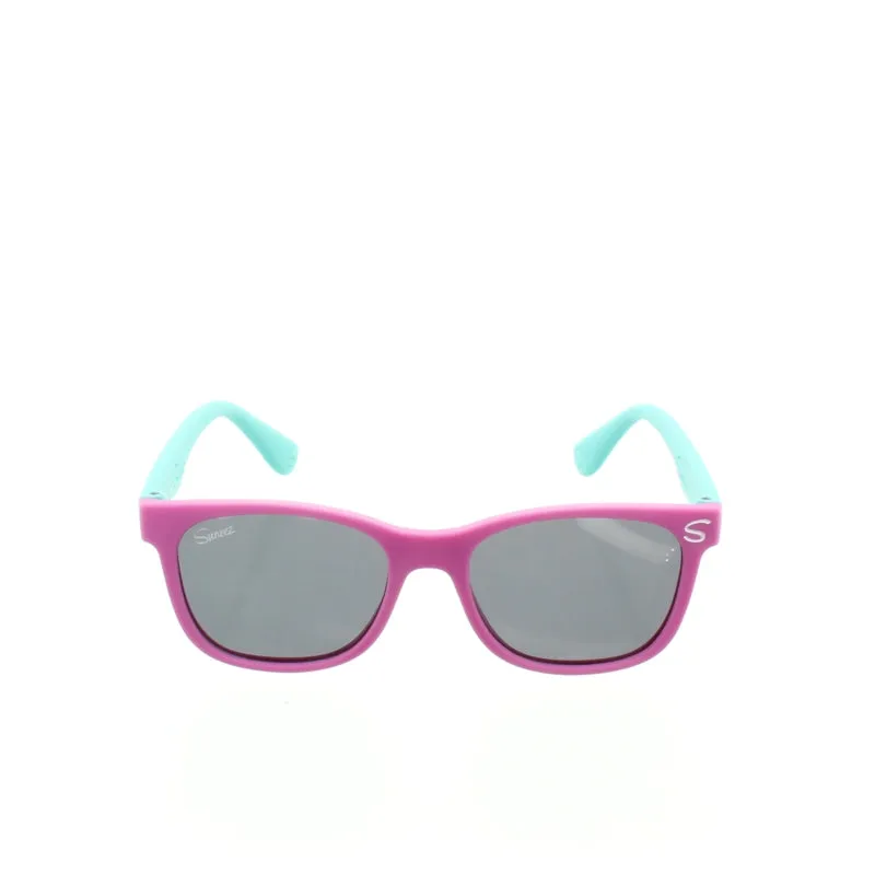 Suneez Polarised Flexible Kids Sunglasses Pink & Turquoise
