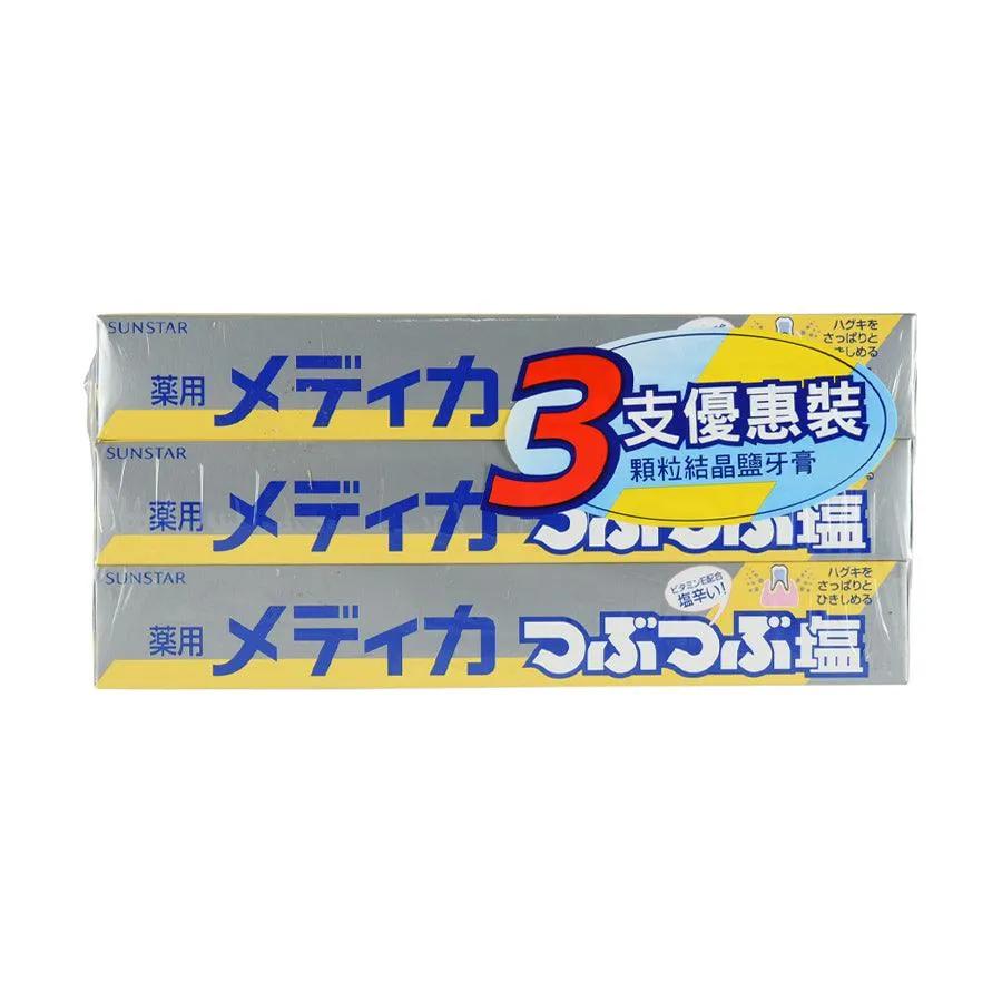 SUNSTAR Granulated Salt Toothpaste Set (3pcs)  (510g)
