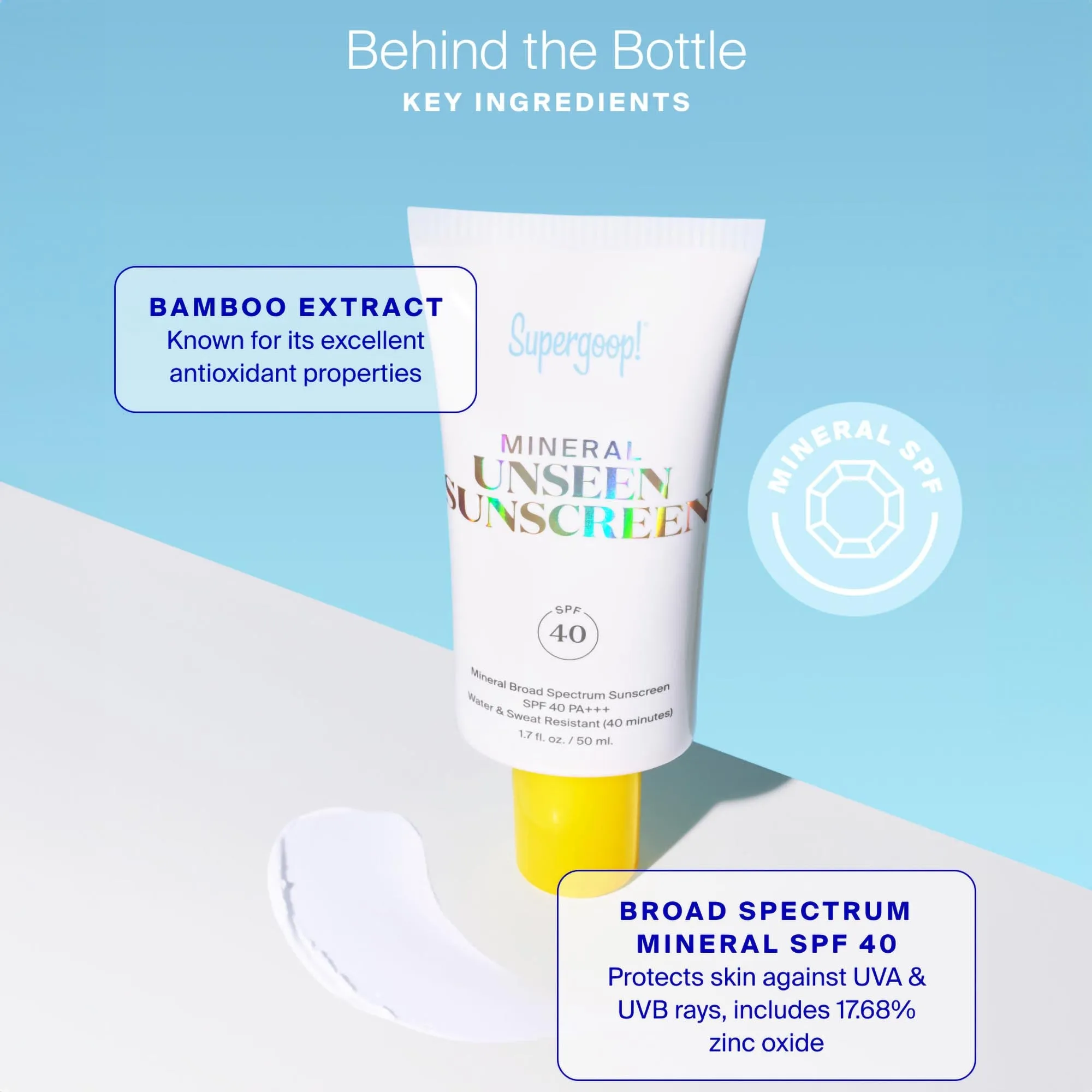 Supergoop! Mineral Unseen Sunscreen SPF 40