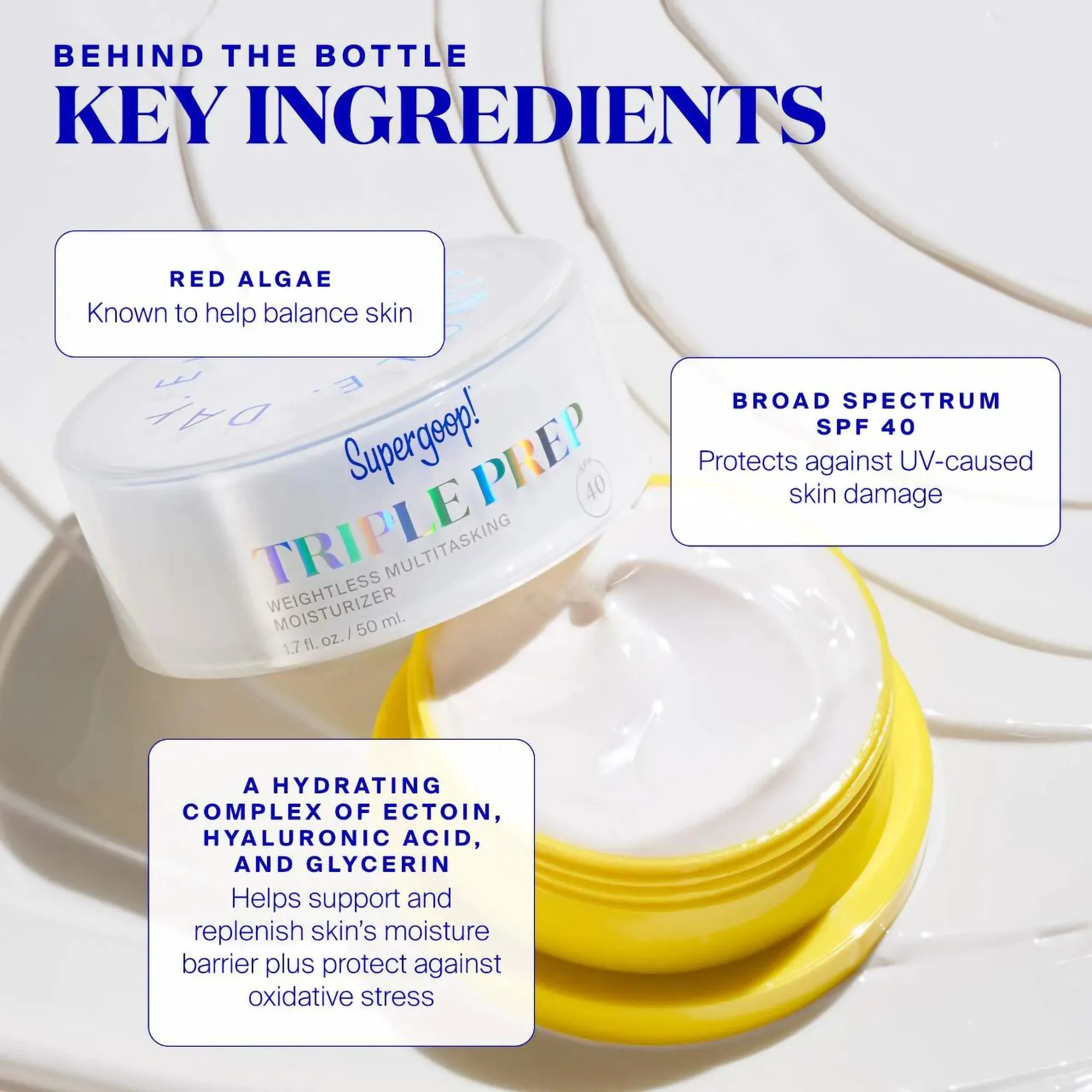 Supergoop! Triple Prep Weightless Multitasking Moisturizer SPF40