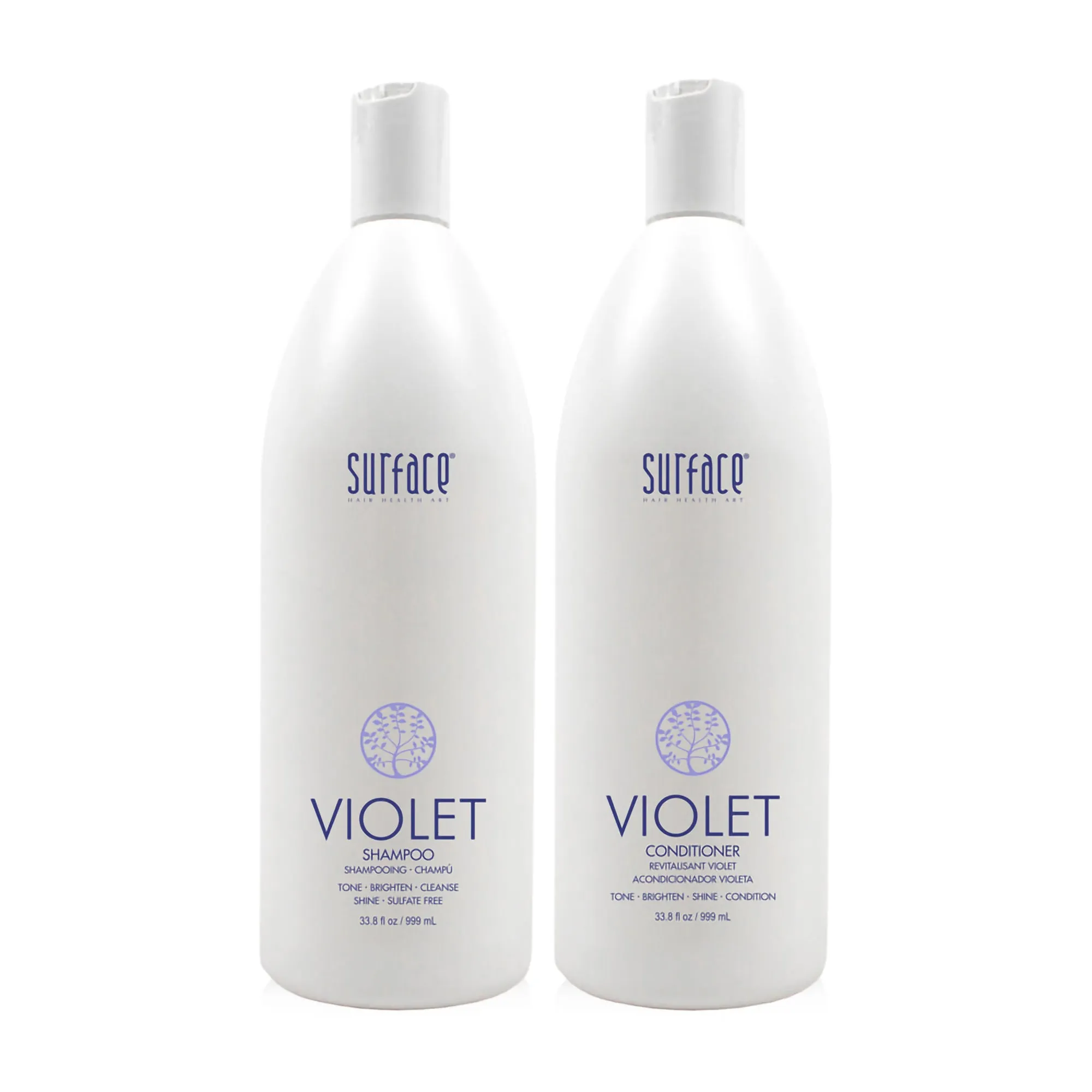 Surface Violet Shampoo and Conditioner Liter Duo