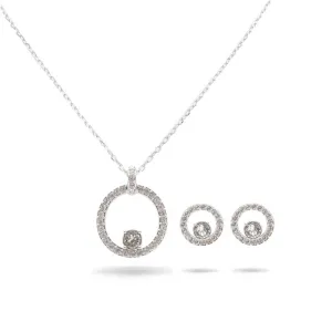 Swarovski Creativity Circle Necklace & Earring Jewellery Set