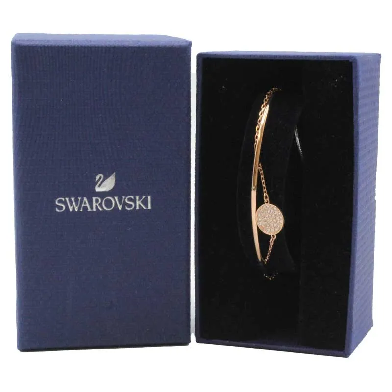 Swarovski Ginger Collection Rose Gold Bangle Bracelet