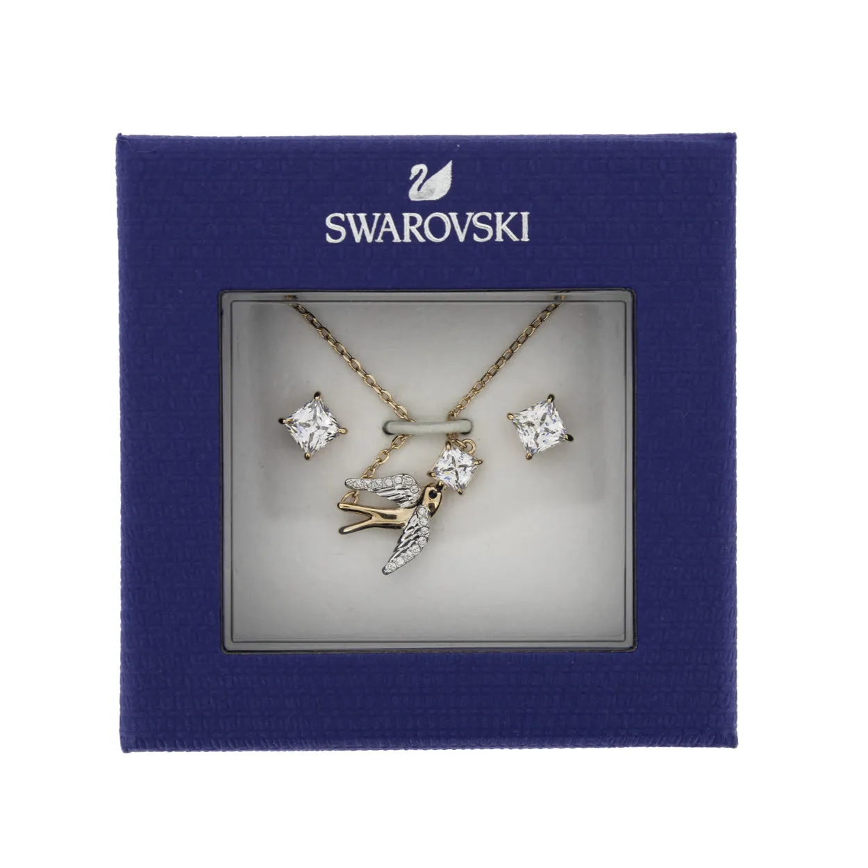 Swarovski Kolye Kpe Earrings & Necklace Set