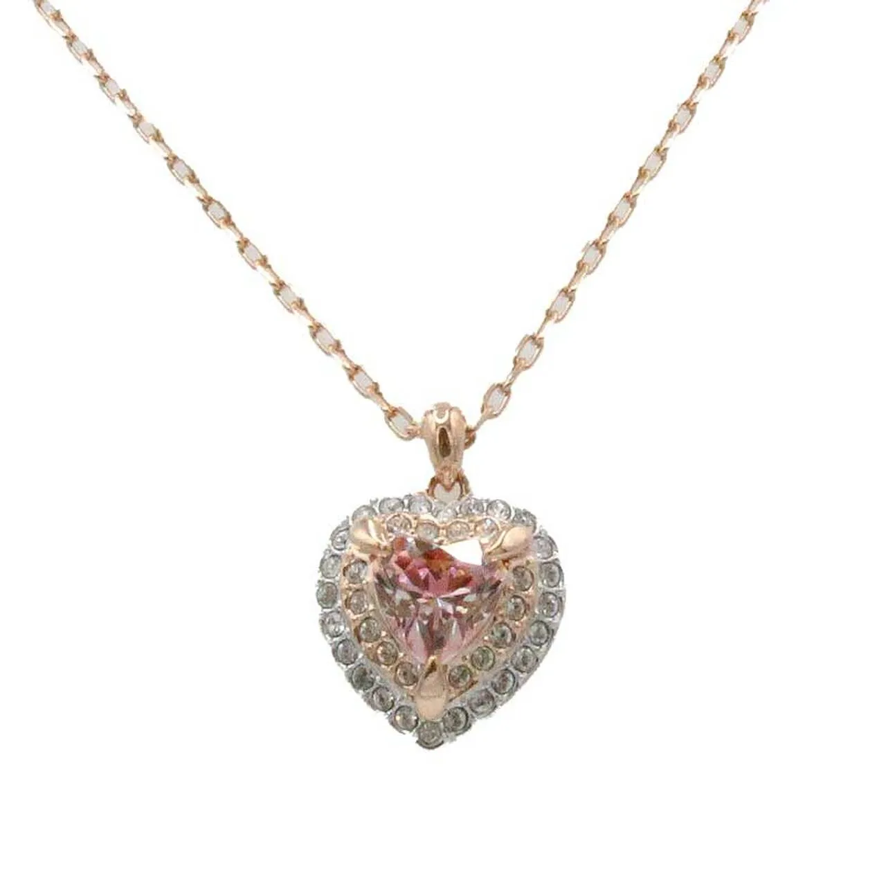 Swarovski One Collection Heart Necklace & Earring Jewellery Set