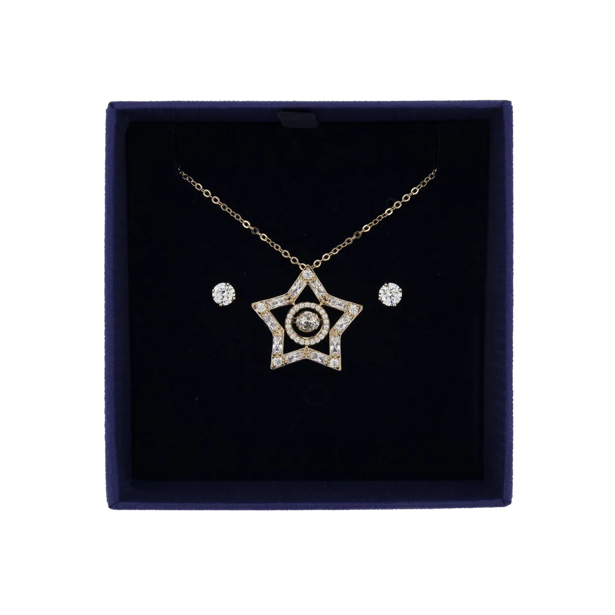Swarovski Rose Gold Stella Set 5622730
