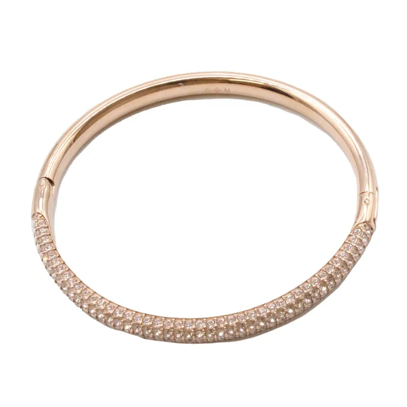 Swarovski Stone Collection Rose Gold Small Bangle Bracelet