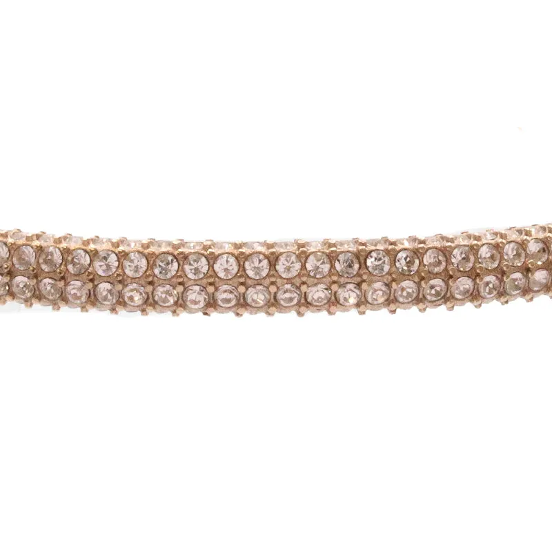 Swarovski Stone Collection Rose Gold Small Bangle Bracelet