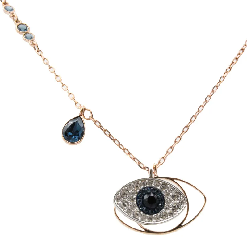 Swarovski Symbolic Eye Collection Rose Gold Necklace