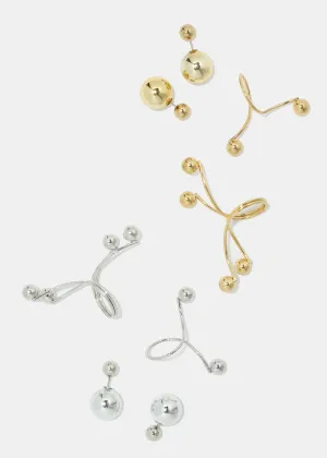 Swirl Ring and Earring Set