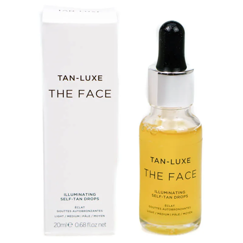 Tan-Luxe The Face Illuminating Self-Tan Drops 20ml (Blemished Box)