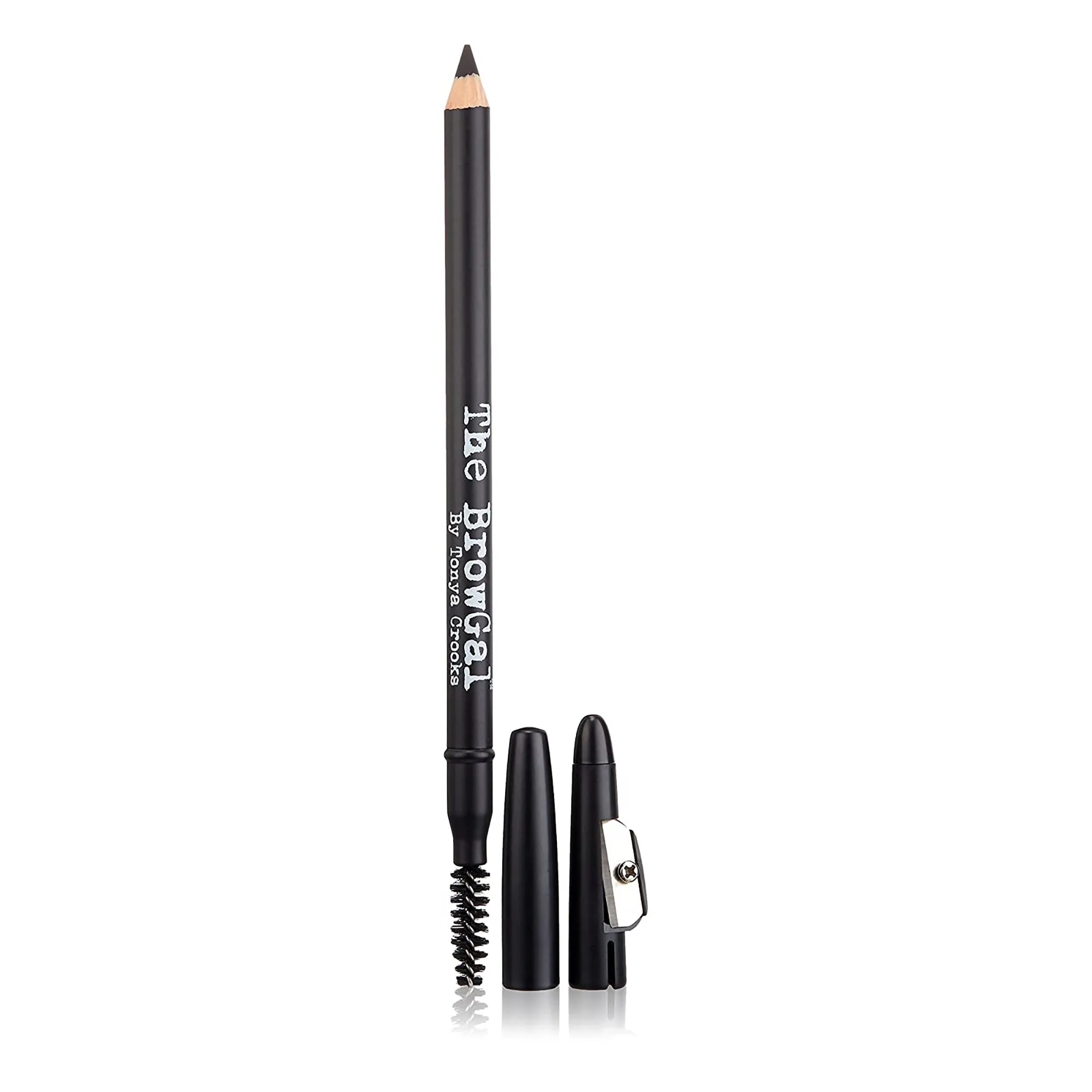 The BrowGal Skinny Eyebrow Pencil Black Color