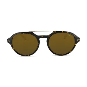 Tom Ford Havana Men's Polarised Sunglasses FT0696 (No Case)