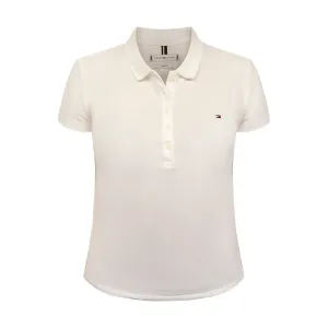 Tommy Hilfiger Heritage Short Sleeve Slim Polo White Women's