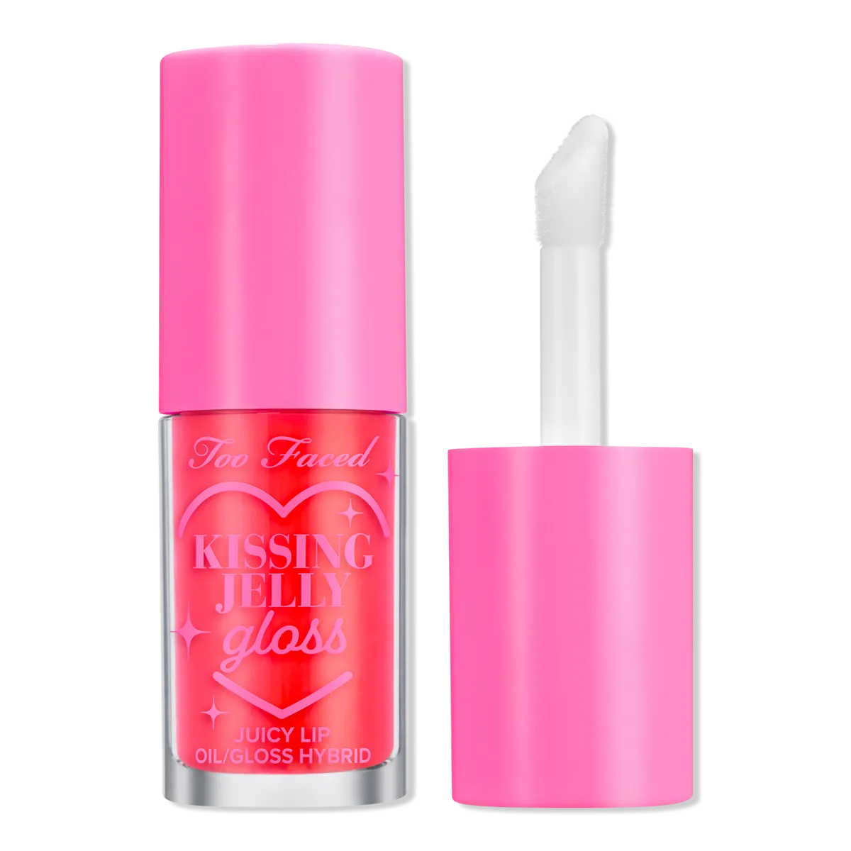Too Faced Kissing Jelly Lip Oil Gloss: Perfect Pair Set (sour watermelon  bubblegum)