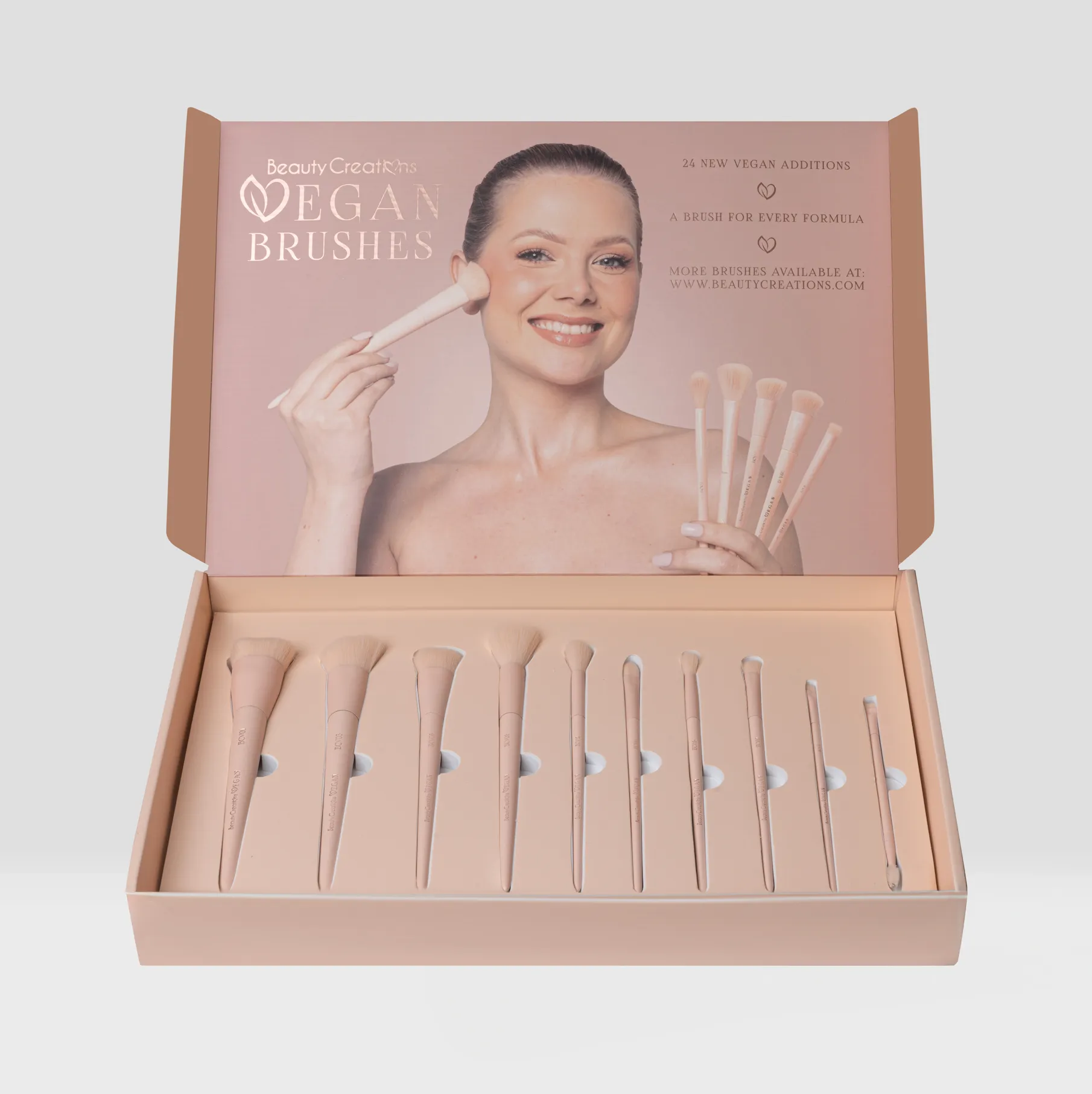 Vegan Brush Collection Set Beauty Creations