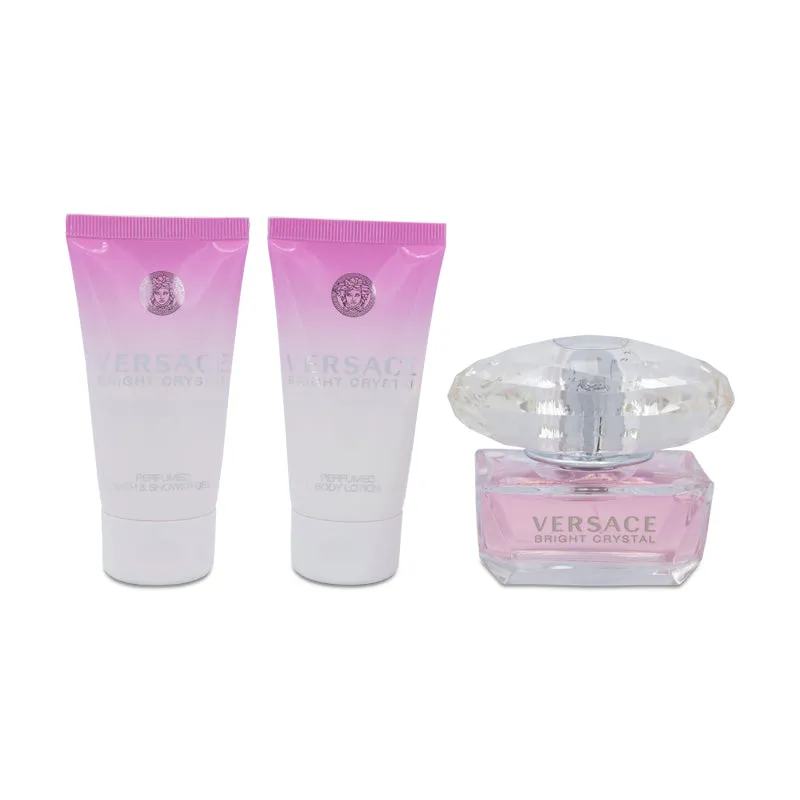 Versace Bright Crystal 50ml Eau De Toilette Perfume Gift Set