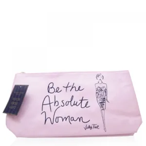 Vicky Tiel Pink Cosmetic Bag