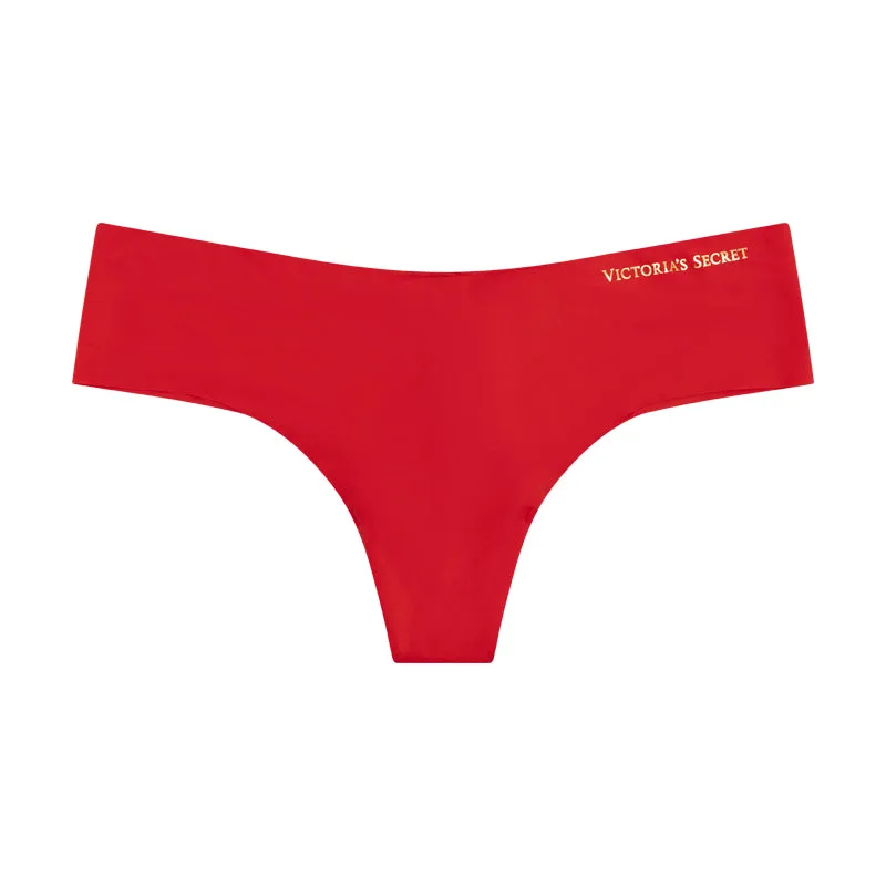 Victoria's Secret Hiphugger Red & Black Thong 3 Pack Set - Large