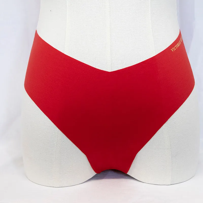 Victoria's Secret Hiphugger Red & Black Thong 3 Pack Set - Large