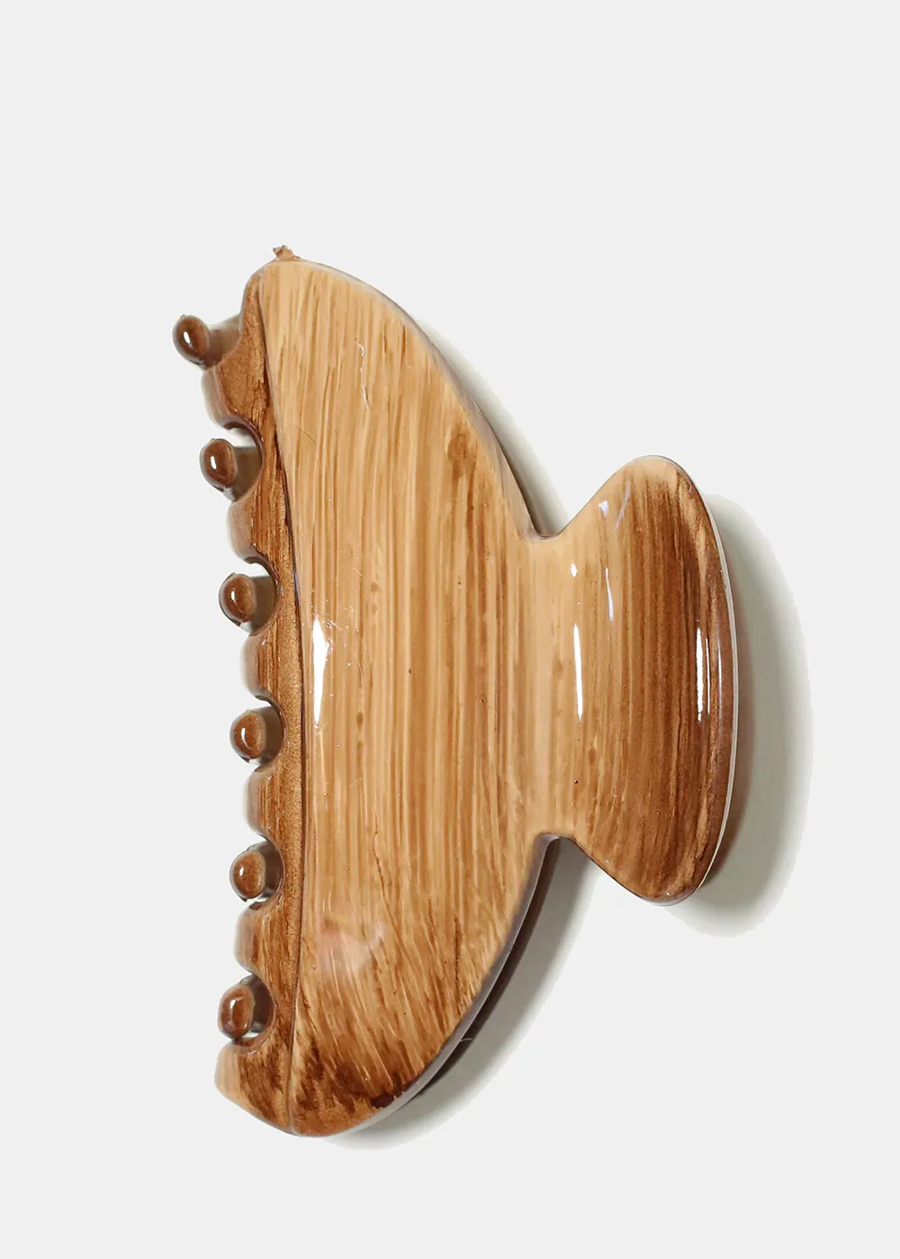 Wood Design Hair Claw