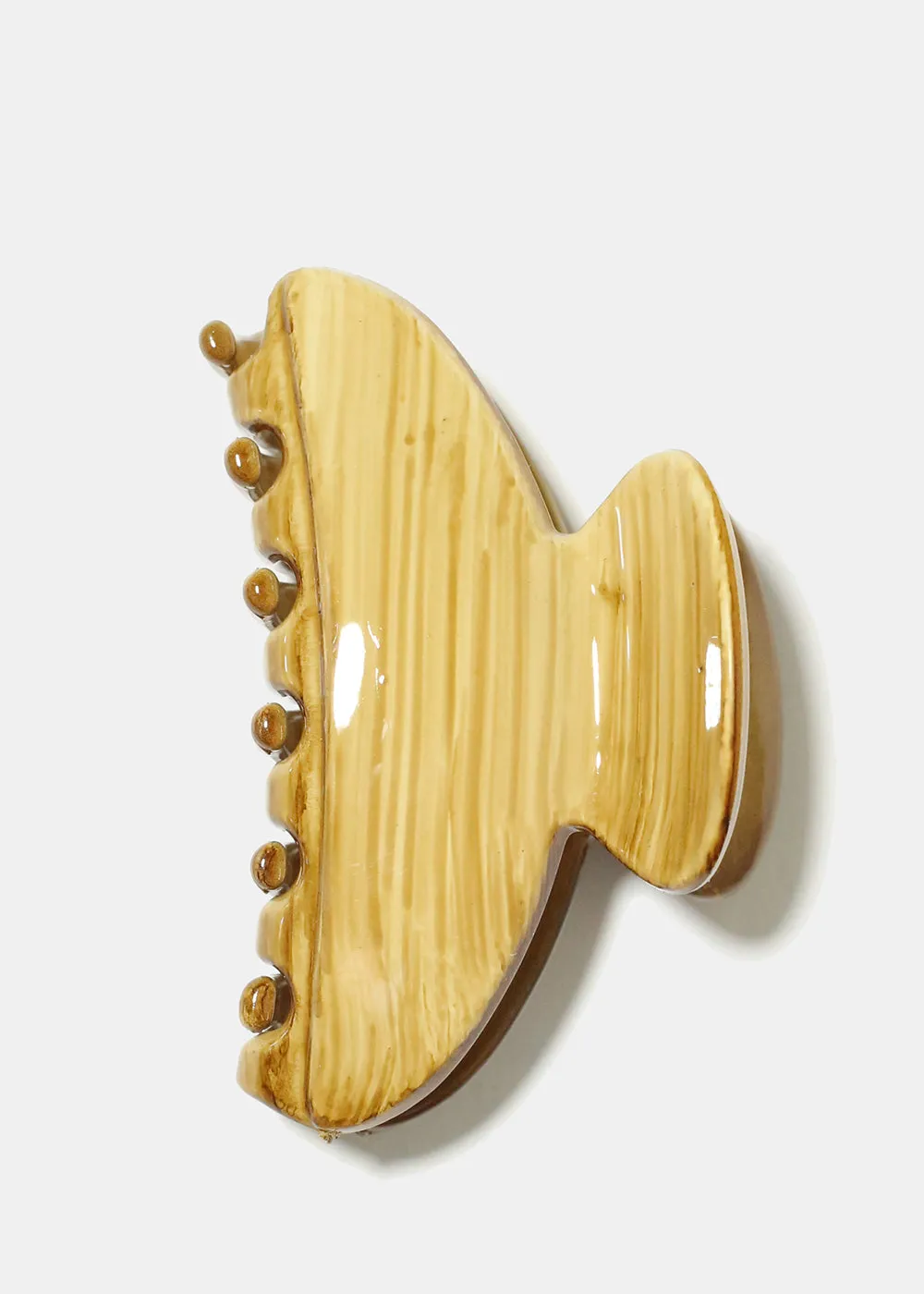 Wood Design Hair Claw