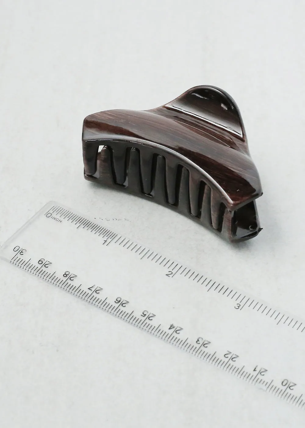 Wood Effect Hair Claw Clip