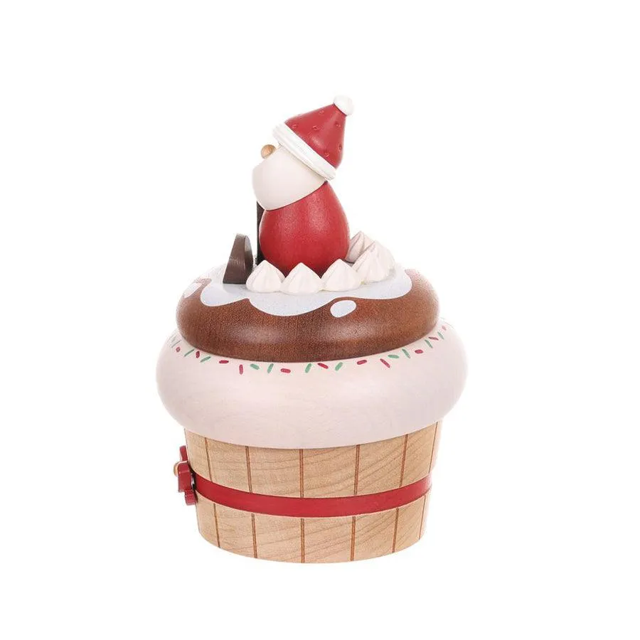 WOODERFUL LIFE Music Go Round Xmas MB Santa Cupcake