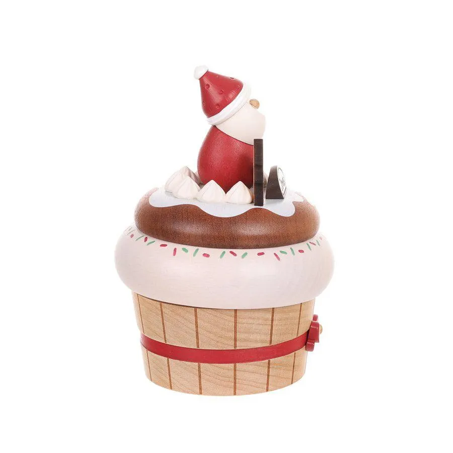 WOODERFUL LIFE Music Go Round Xmas MB Santa Cupcake