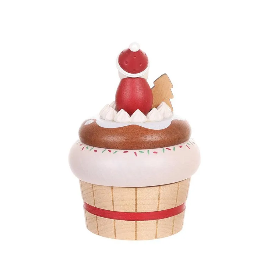WOODERFUL LIFE Music Go Round Xmas MB Santa Cupcake