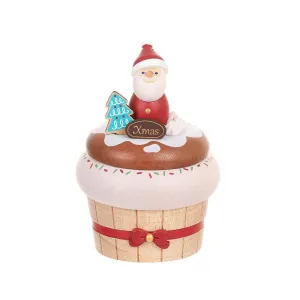 WOODERFUL LIFE Music Go Round Xmas MB Santa Cupcake