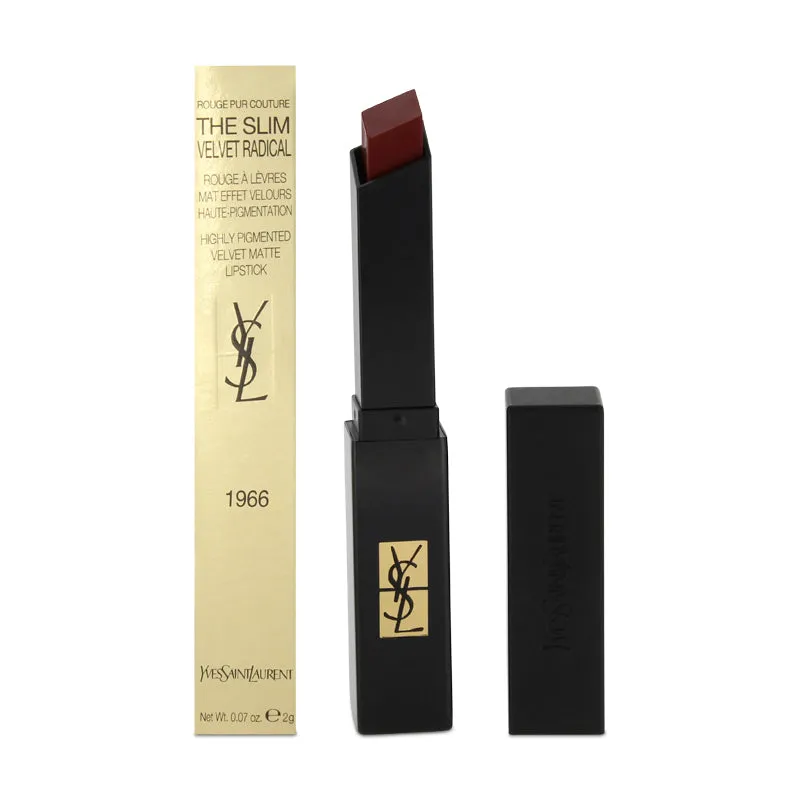 YSL The Slim Velvet Radical Red Lipstick 1966 Rouge Libre
