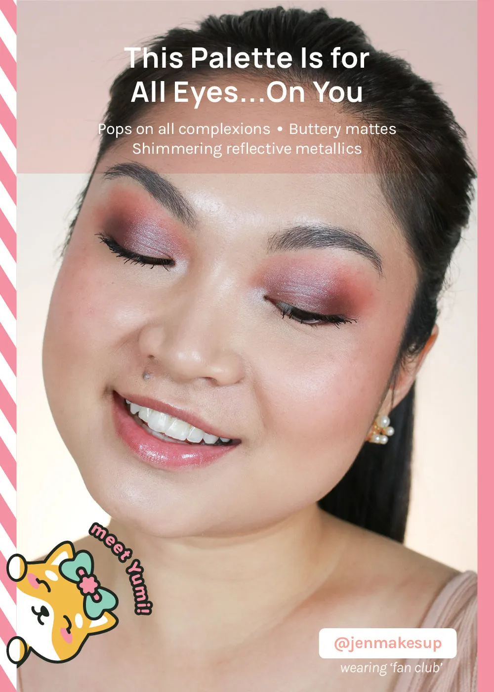 Yumi's Debut 6 Color Eyeshadow Palettes