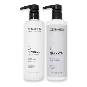 Zenagen Revolve Men's Hair Loss Shampoo and Conditioner Duo 16oz